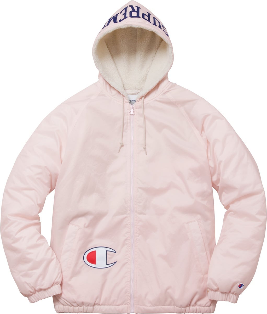 Supreme®/Champion® Sherpa Lined Hooded Jacket view 3
